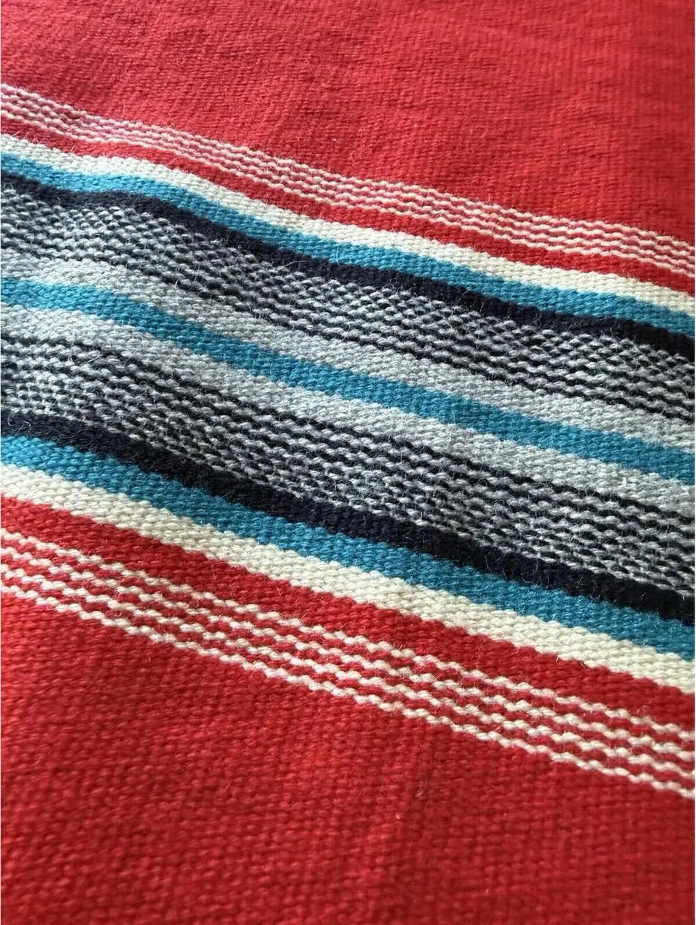 Stunning Vintage Chimayo Rug/Blanket LARGE Native American Southwestern